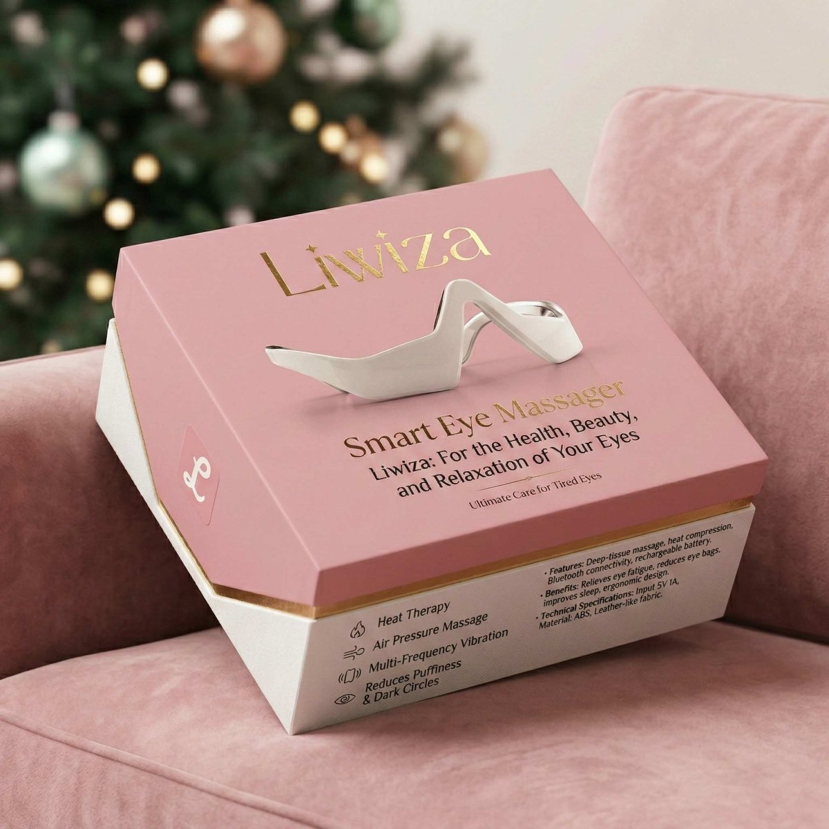 Eye Massager Device for Eye Relaxation & Puffiness Relief - Liwiza13